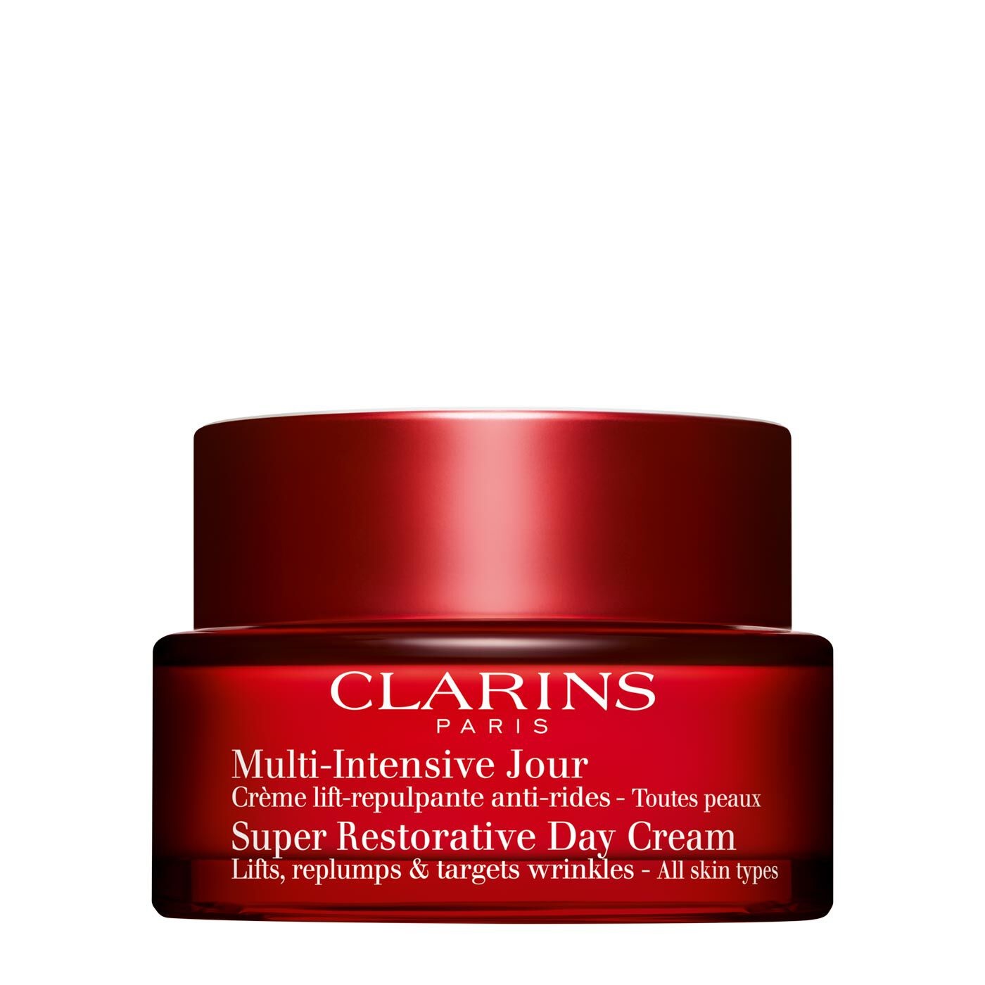 Clarins Multi-Intensive Crema Giorno Antietà 50 ml - Per Tutti i Tipi di Pelle, Effetto Lifting e Anti-Rughe