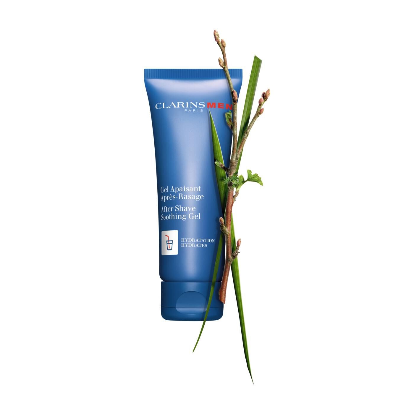 Clarins Men Gel Dopobarba Lenitivo e Idratante 75 ml - Trattamento 2-in-1 per Pelle e Barba