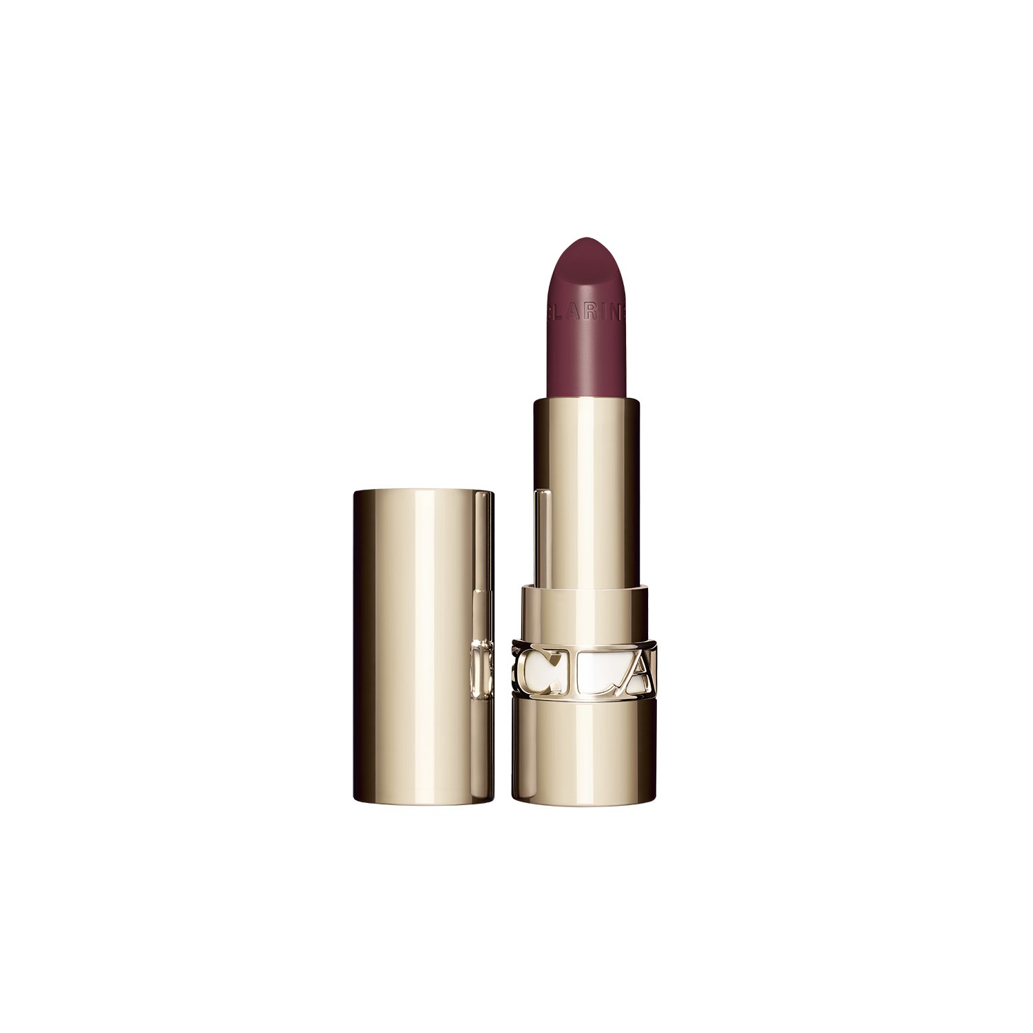 Clarins Joli Rouge 744 Soft Plum - Rossetto Satinato 3.5g con Formula Idratante e Colore Intenso
