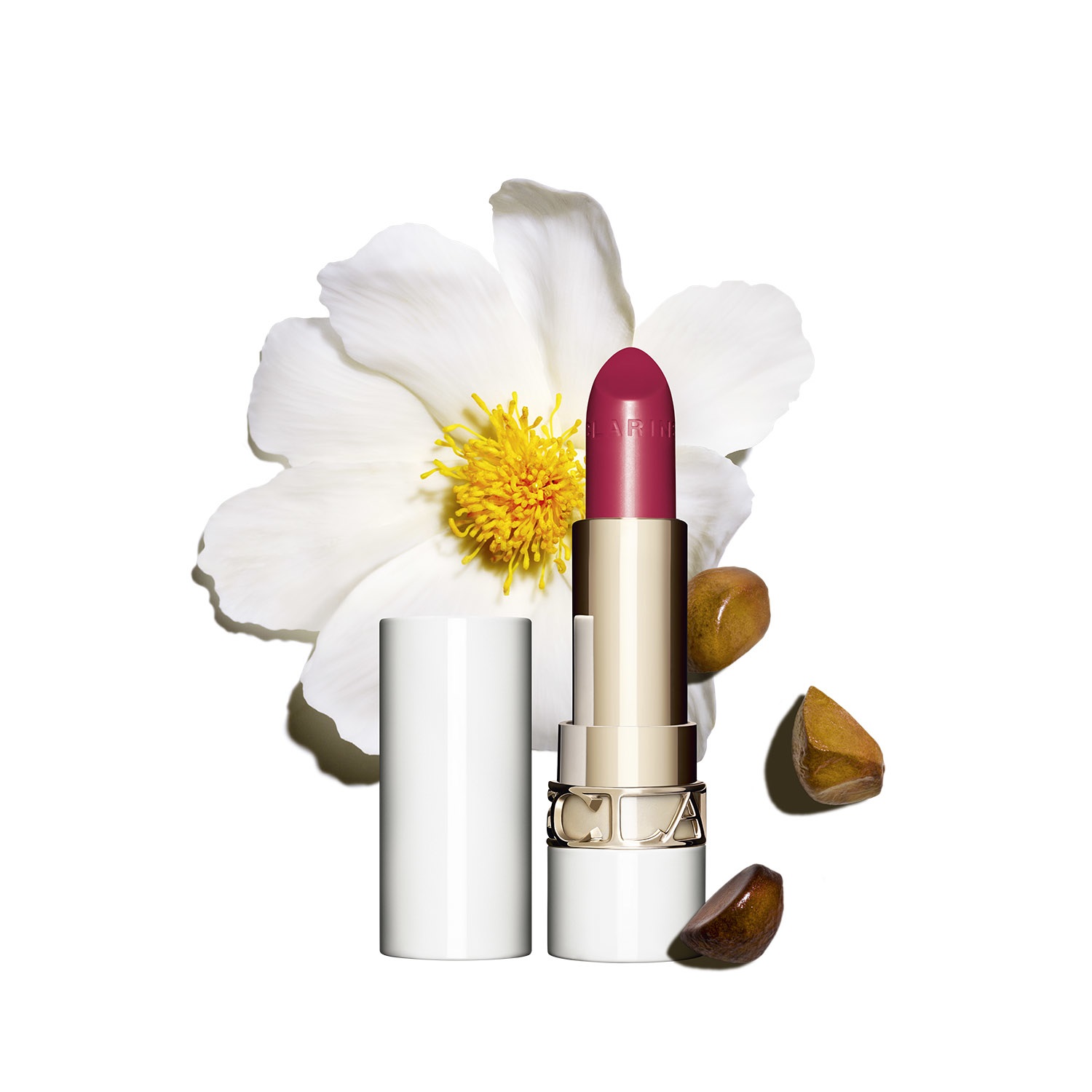 CLARINS Joli Rouge Shine 762S Pop Pink - Rossetto Brillante Idratante 3,5g