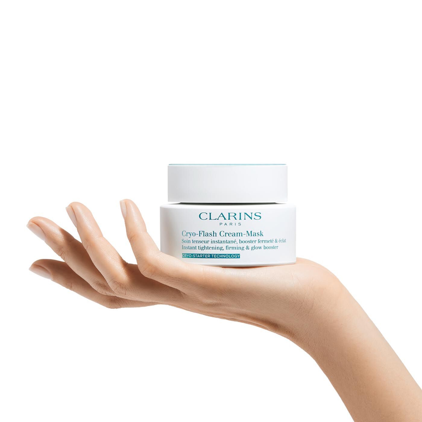 Clarins Cryo-Flash Cream-Mask 75 ml - Maschera-Crema Intensiva Anti-Età Ispirata alla Crioterapia