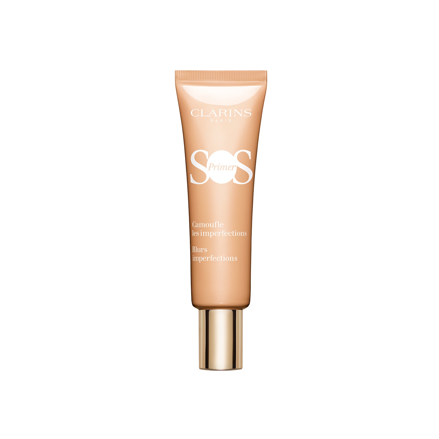 Clarins SOS Primer Pesca 30ml - Base trucco illuminante e idratante, corregge le imperfezioni e uniforma l'incarnato