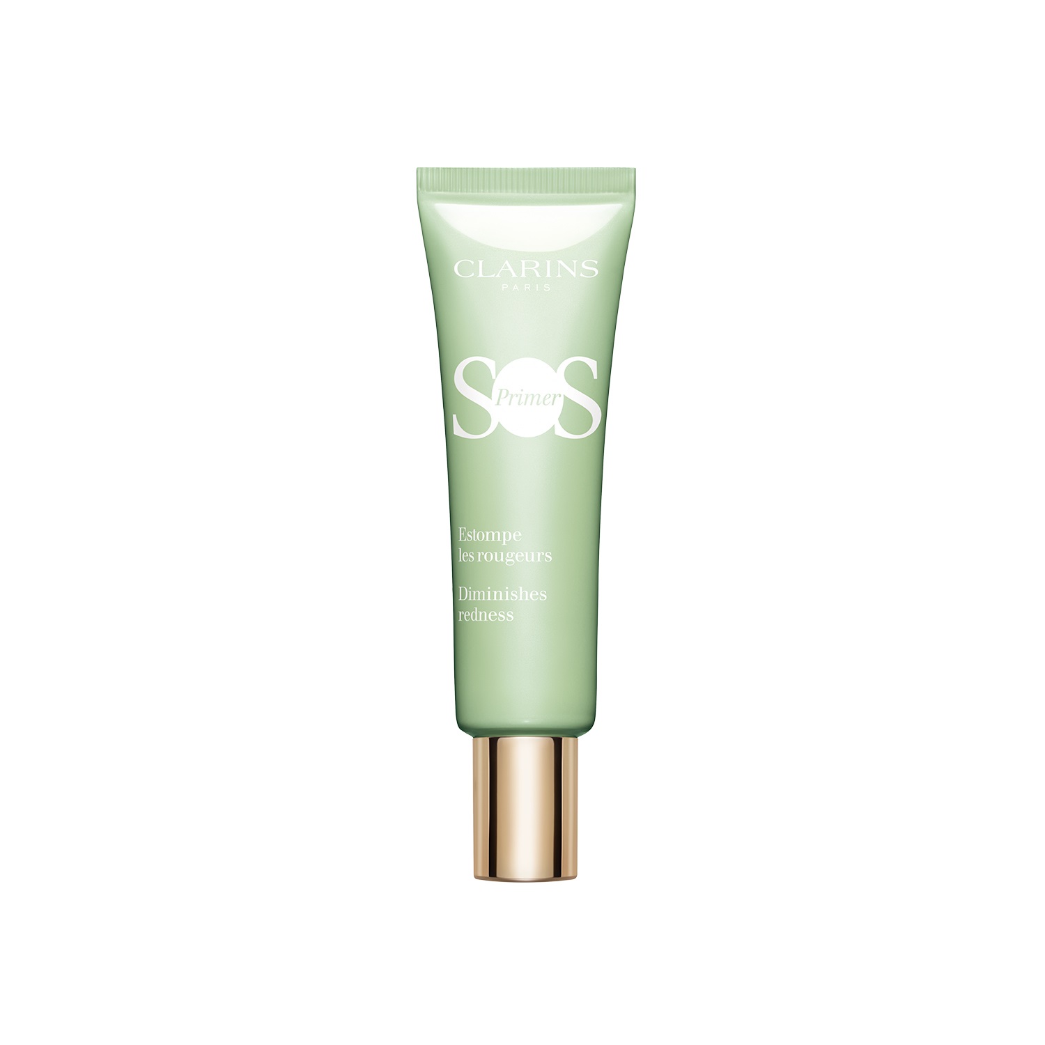 Clarins SOS Primer Verde 30 ml - Primer Viso Correttivo che Contrasta i Rossori e Idrata