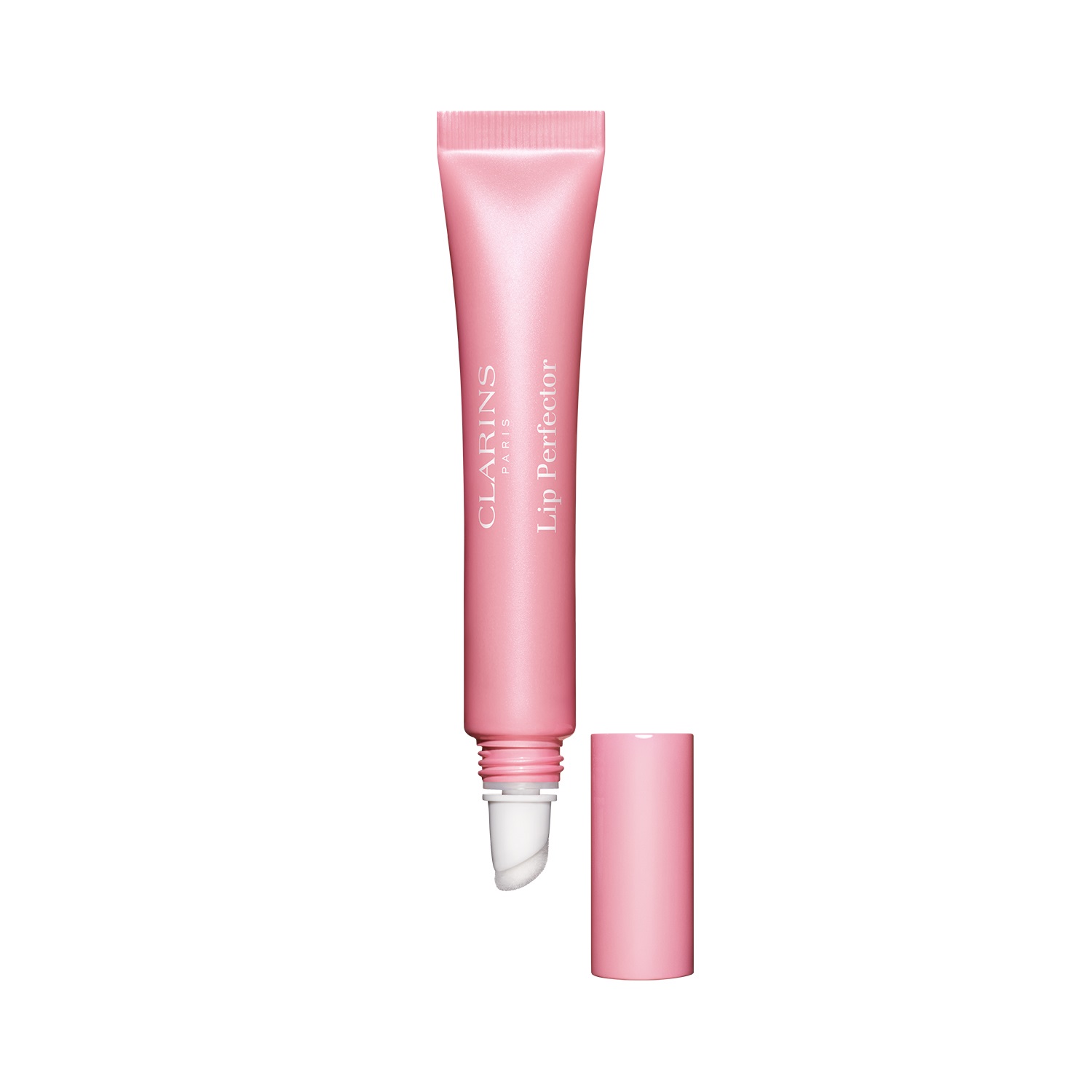 Clarins Lip Perfector Glow 21 Soft Pink Glow 12ml - Gloss Idratante e Rimpolpante per Labbra Lucide
