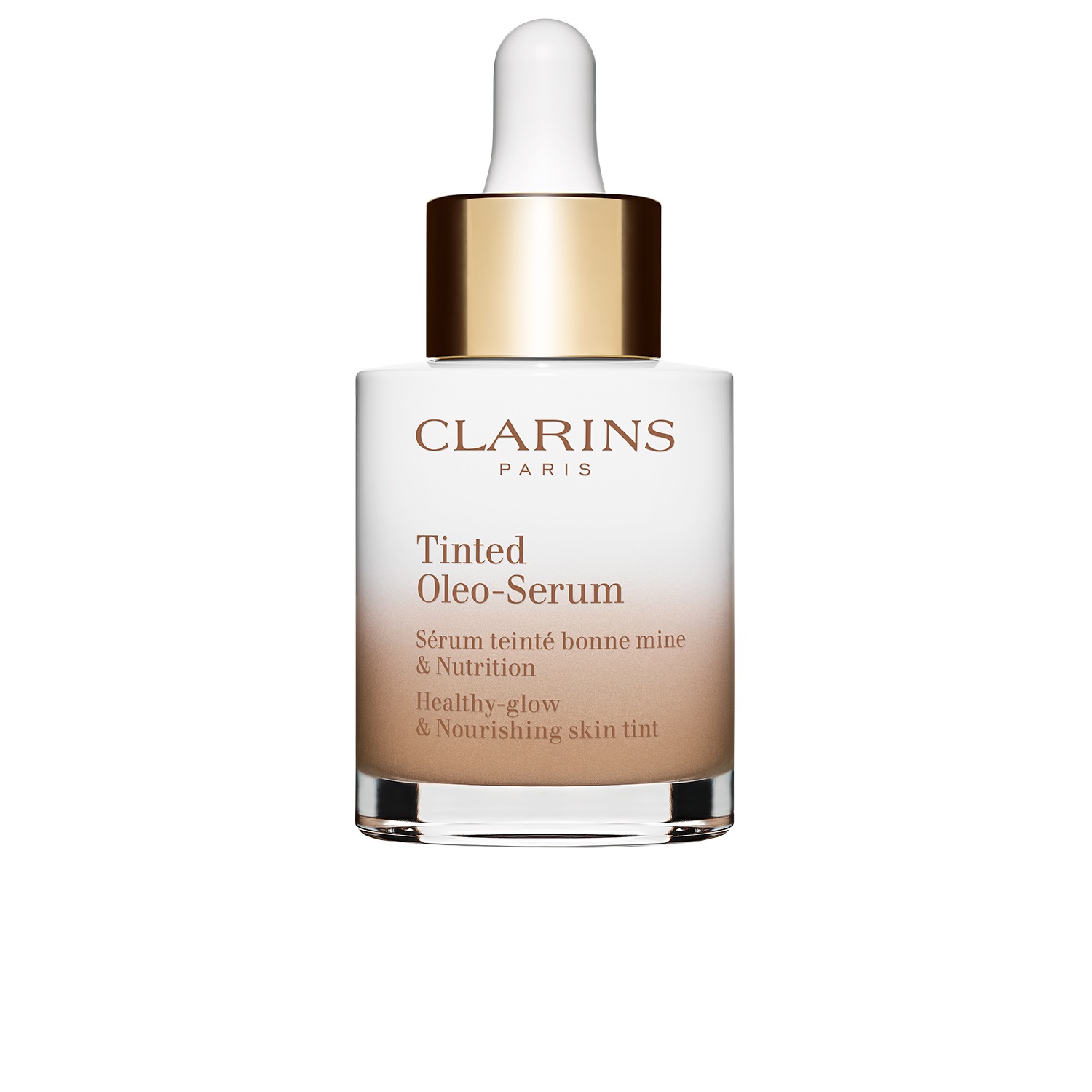 Clarins Tinted Oleo-Serum Fondotinta in Siero 02.5 30 ml - Coprenza Modulabile, Illumina e Nutre la Pelle