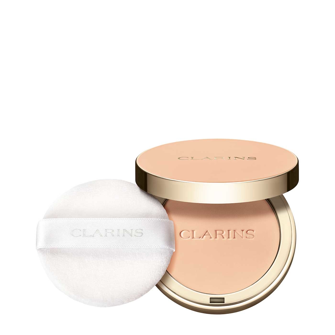 Clarins Ever Matte Compact Powder 02 Light - Cipria compatta opacizzante colorata 10g con estratto di latte di pesco
