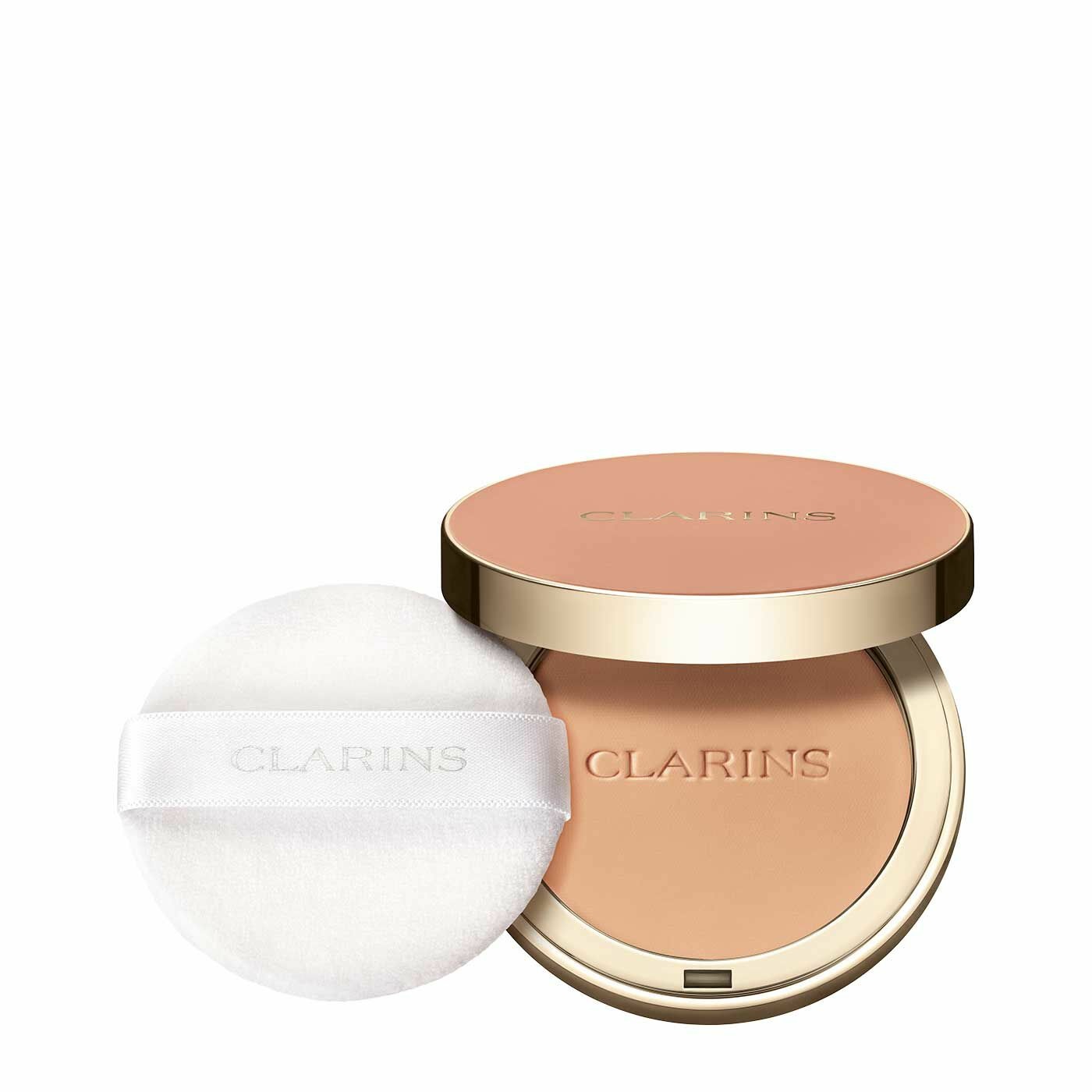 Clarins Ever Matte Compact Powder 04 Medium - Cipria compatta opacizzante colorata 10 g con estratto di latte di pesco
