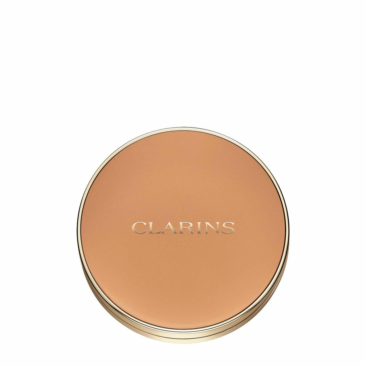 Clarins Ever Matte Compact Powder - Cipria compatta opacizzante colorata 05 Medium Deep - 10 g, arricchita con estratto di latte di pesco
