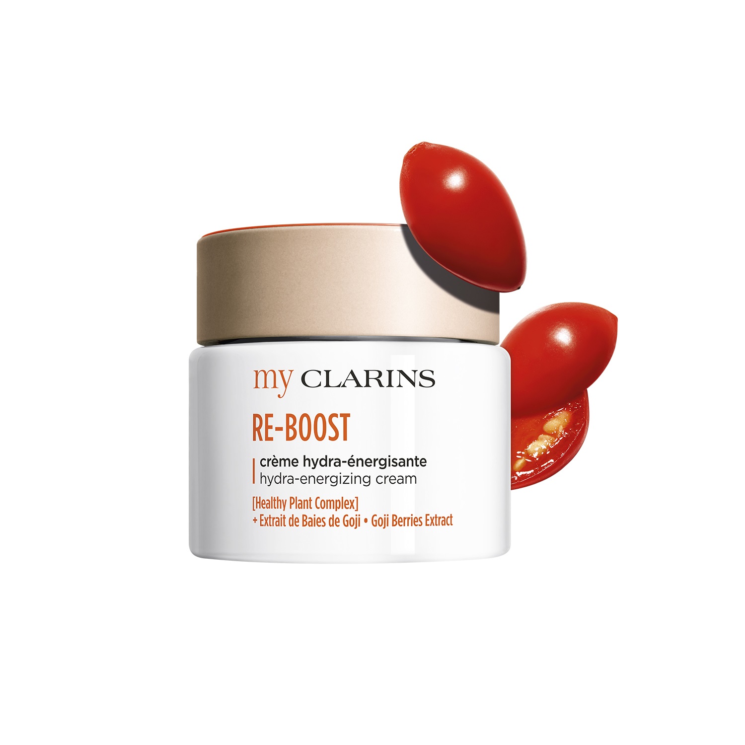 Clarins RE-BOOST Crema Idratante Energizzante 50ml - Pelle Giovane - Idratazione e Luminosità - Formulata con Healthy Plant Complex