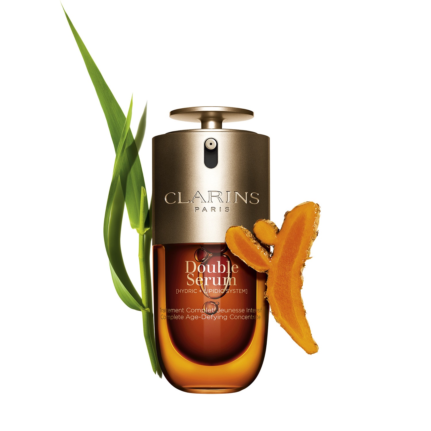 Clarins Double Serum - Siero Anti-Età 30 ml con Formula Doppia e 22 Estratti Vegetali
