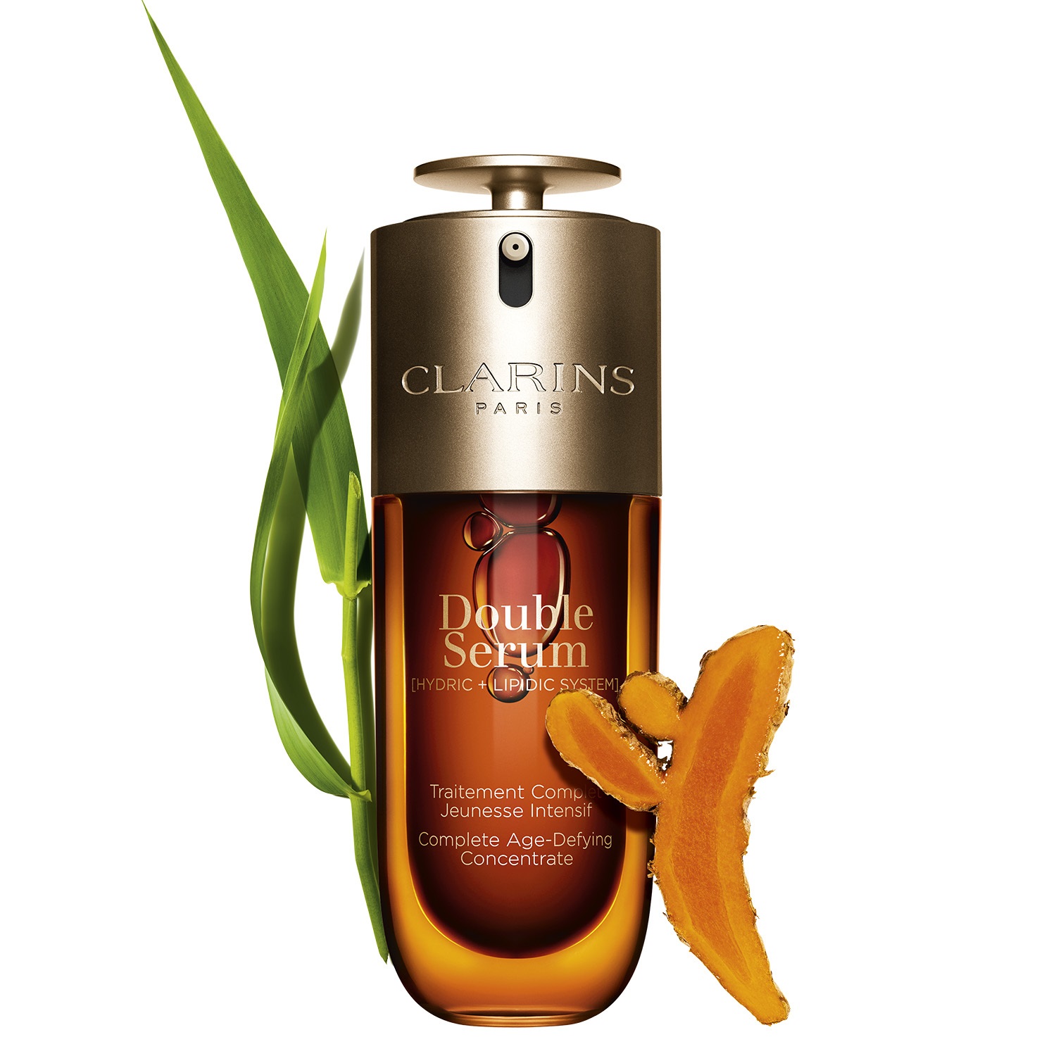 CLARINS Double Serum 75 ml - Siero Viso Anti-Età con Doppia Formula e 22 Estratti Naturali