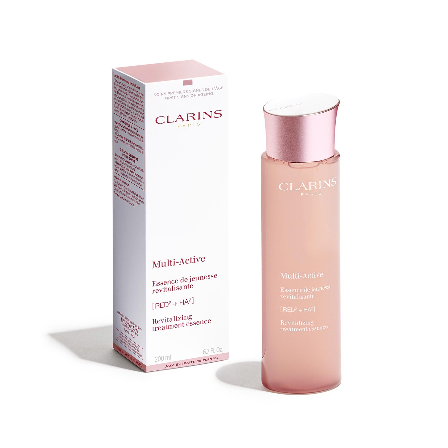Clarins Multi-Active Essence de Jeunesse - Lozione di giovinezza rivitalizzante 200 ml per tutti i tipi di pelle
