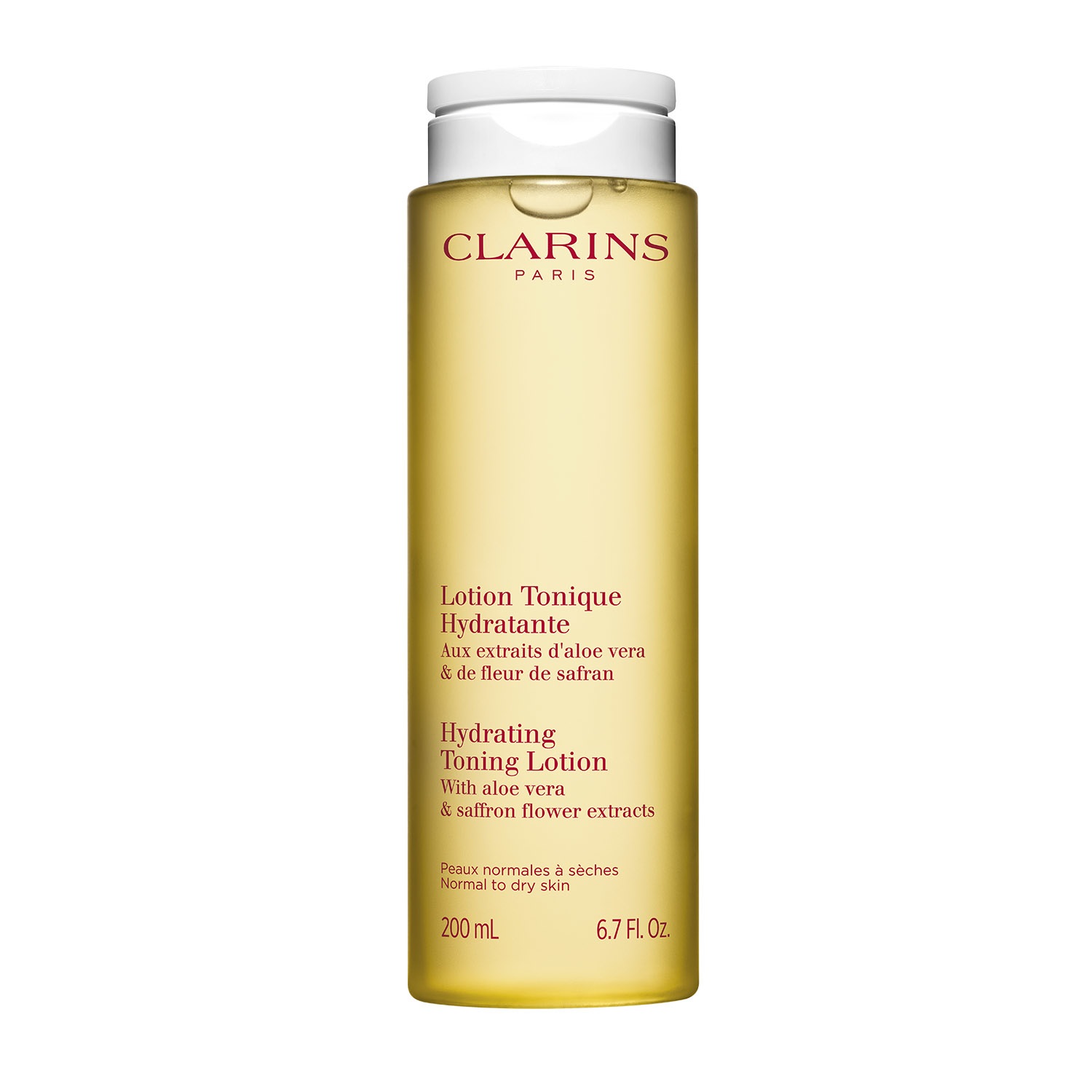 Clarins Lotion Tonique Hydratante 200ml - Tonico Idratante con Aloe Vera e Fico per Pelle Normale o Secca