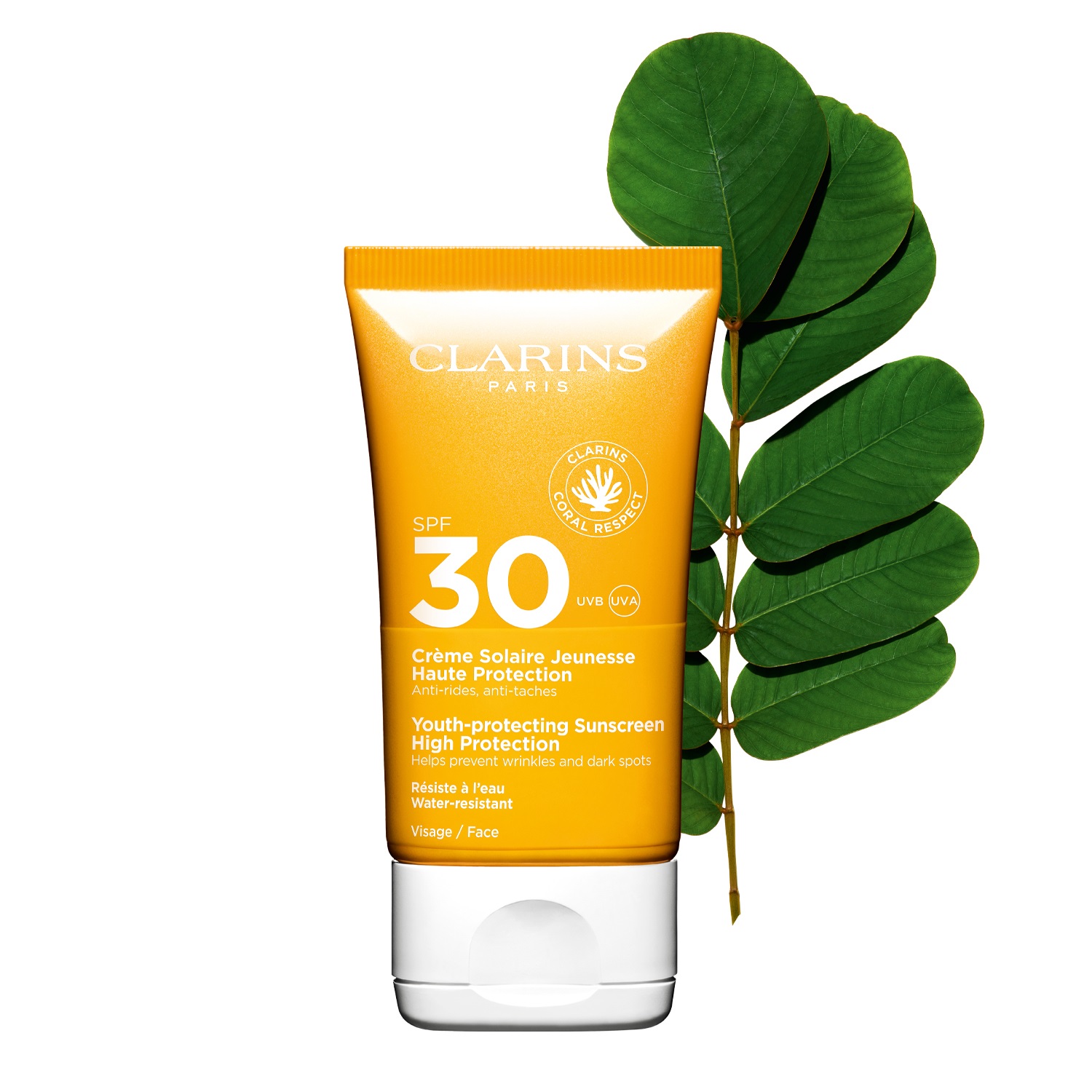 Clarins Crème Solaire Jeunesse SPF 30 - Crema Viso Idratante Alta Protezione 50 ml