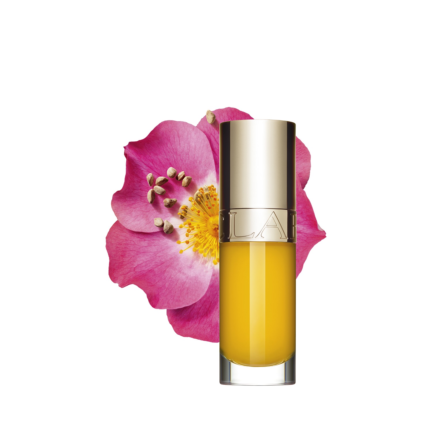 Clarins Lip Comfort Oil Power of Colours 21 Joyful Yellow 7ml - Protettivo, Illuminante, Idratante, Nutriente