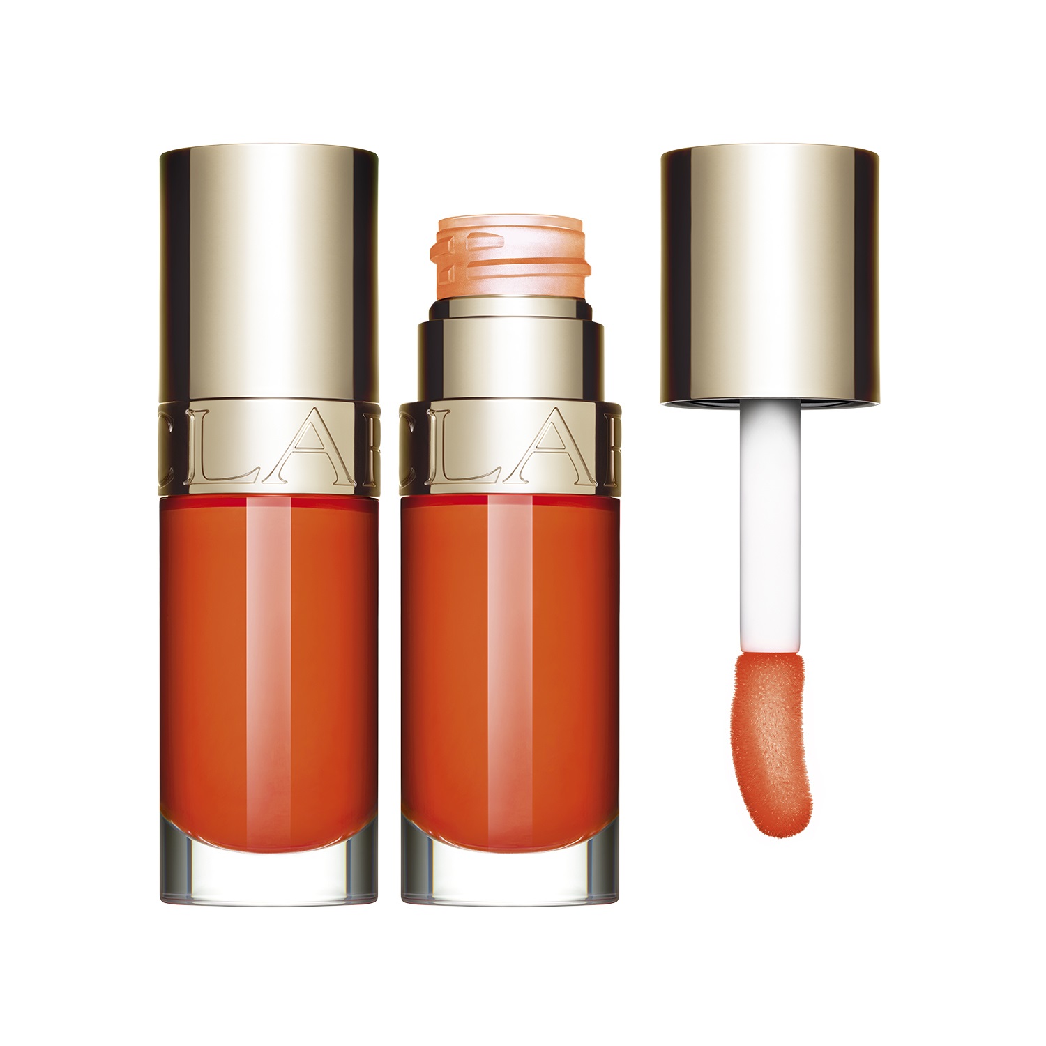 Clarins Lip Comfort Oil Power of Colours 22 Daring Orange - Olio Nutriente e Idratante per Labbra Luminose - 7 ml