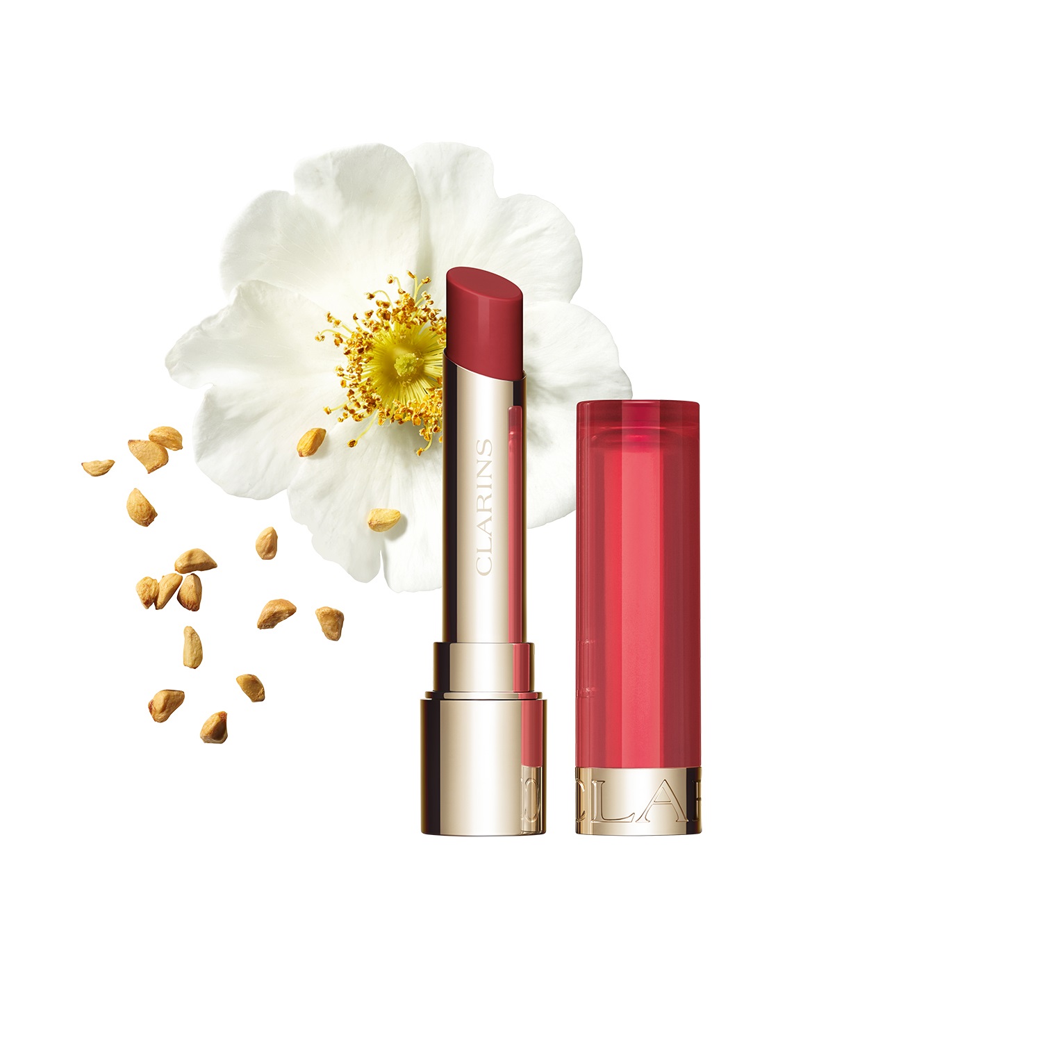 Clarins Lip Oil Balm 05 Cherry - Balsamo Labbra Idratante e Nutriente 2.9 g con Effetto Rimpolpante