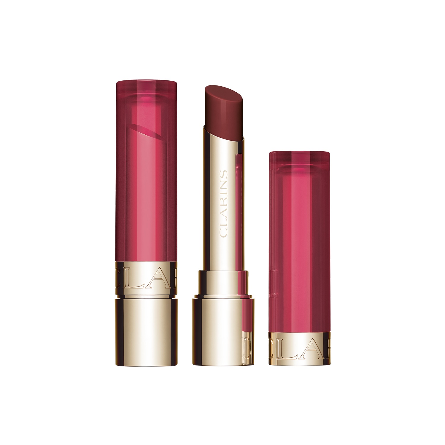 Clarins Lip Oil Balm 06 Fig 2.9g - Balsamo Labbra Idratante e Nutriente con Olio di Jojoba ed Estratto di Rosa
