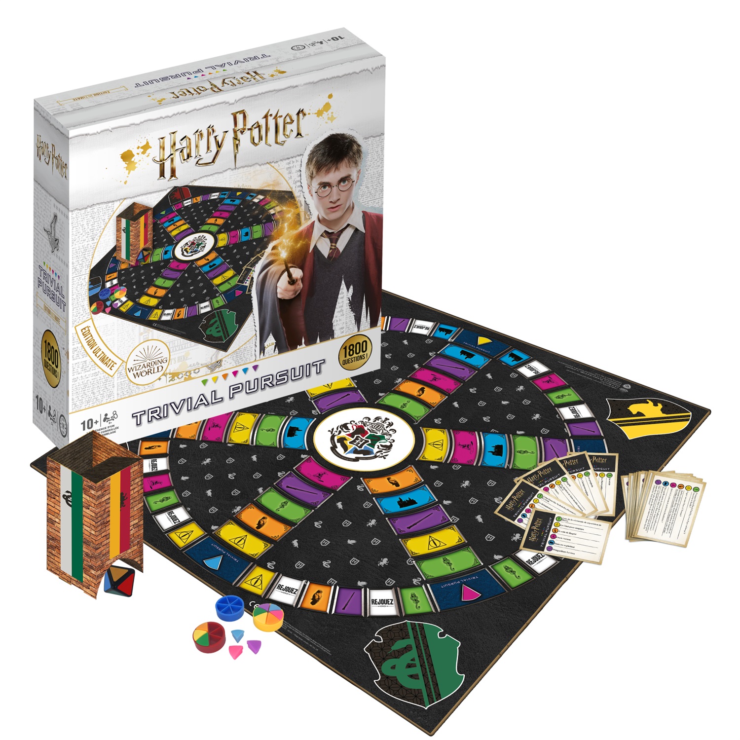 Winning Moves TRIVIAL PURSUIT HARRY POTTER - Gioco da tavolo con 1800 Domande - Versione Francese