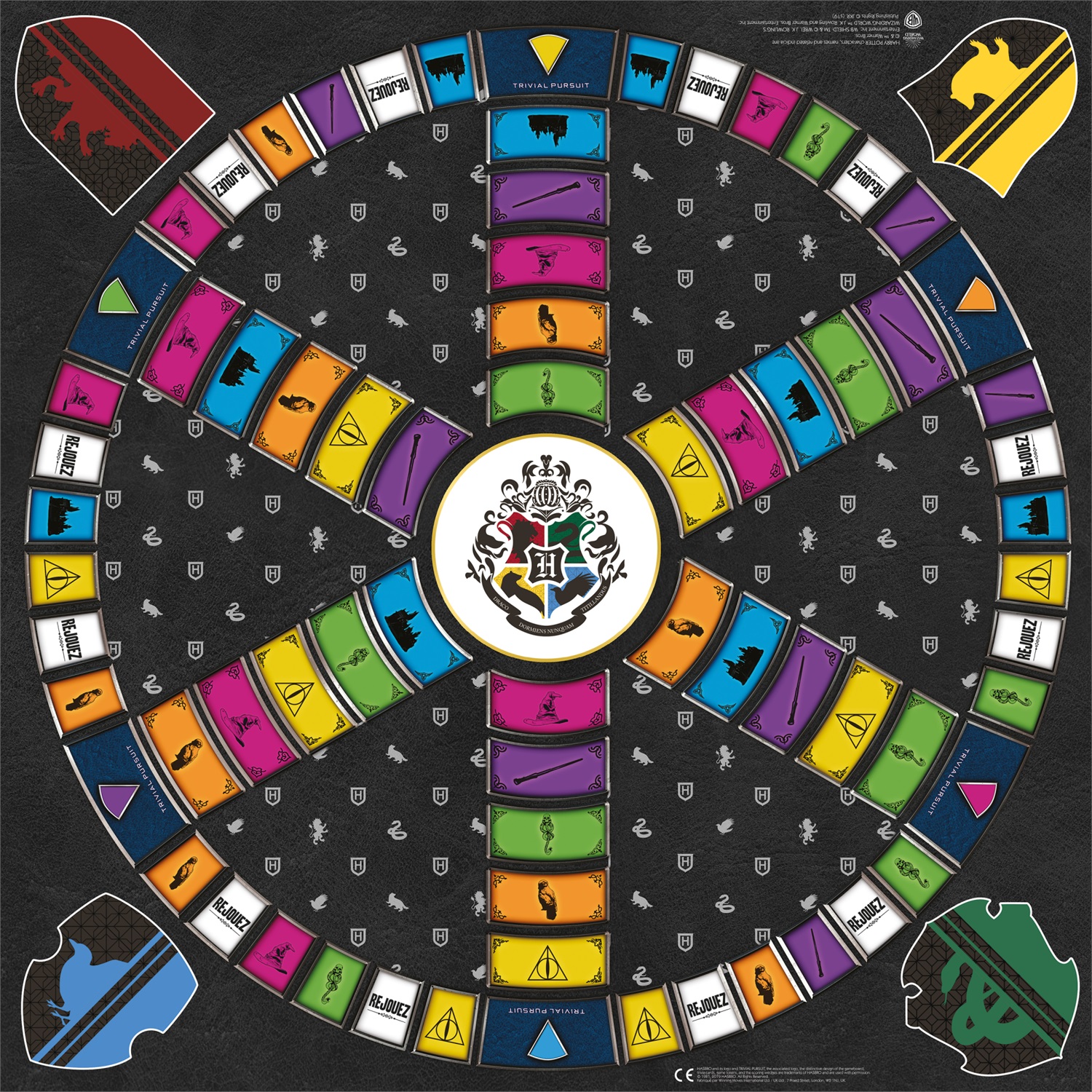 Winning Moves TRIVIAL PURSUIT HARRY POTTER - Gioco da tavolo con 1800 Domande - Versione Francese