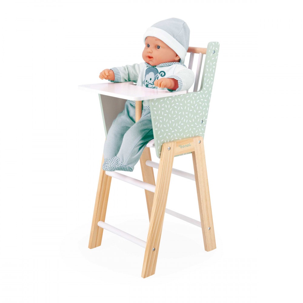 Janod Seggiolone Zen in Legno FSC - Accessorio per Bambole fino a 42 cm - Giocattolo di Imitazione per Bambini dai 3 Anni