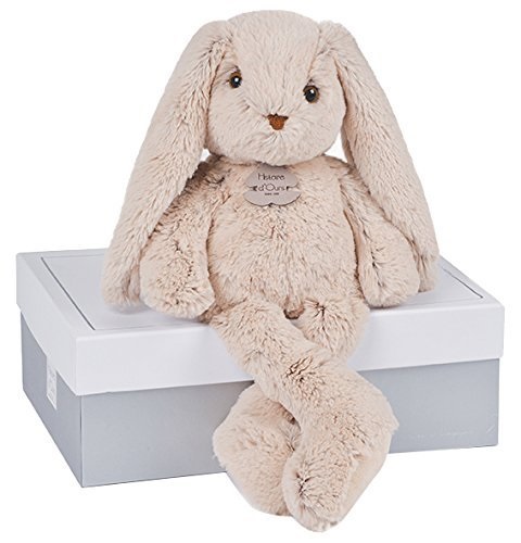 Histoire d'ours Nature HO2431 - Coniglio di Peluche Beige Morbido da 40 cm, Compagno di Gioia per Bambini