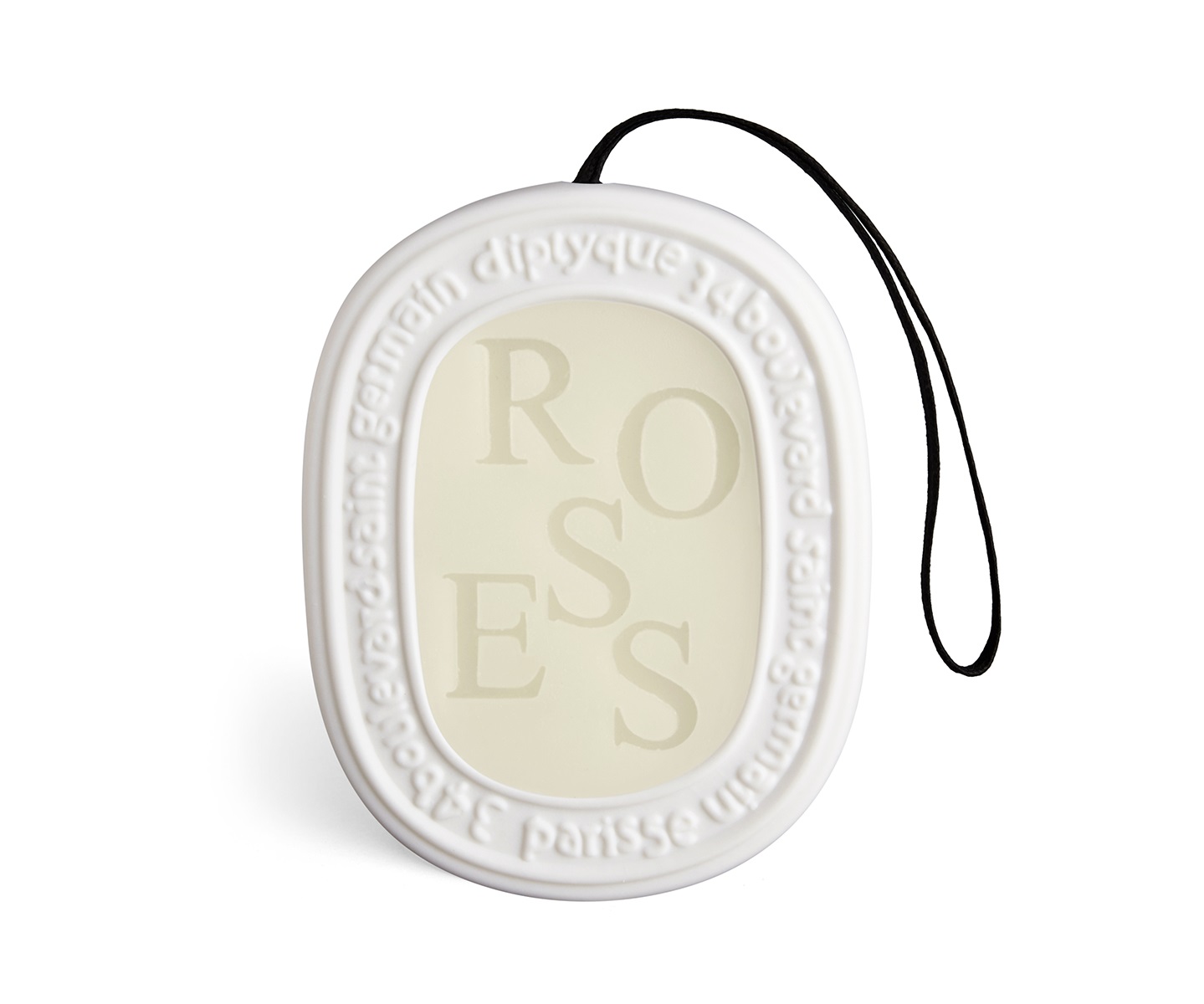 Diptyque Roses Ciottolo Profumato 35 g - Profumatore per Armadi e Cassetti in Porcellana