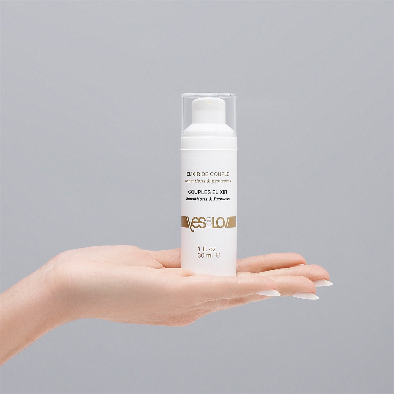YESforLOV Couples Elixir Gel per Orgasmo 30 ml - Sensazione di Caldo e Freddo, Aumenta Eccitazione e Controllo