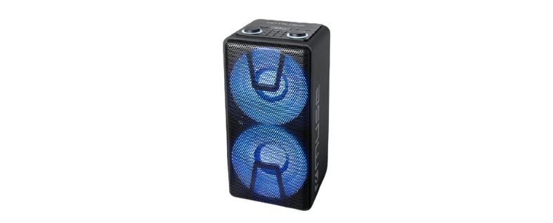 Muse M-1805 DJ Mini Sistema Party Box Bluetooth 150W con Luce Multicolore e Batteria