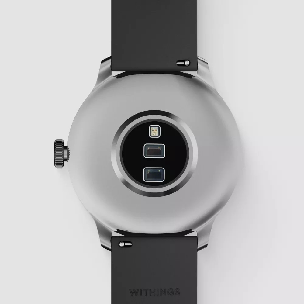 Withings ScanWatch Light 37 mm - Smartwatch Ibrido con Monitoraggio Cardiaco 24/7, GPS Connesso, Impermeabile fino a 50m, Autonomia di 30 Giorni, Compatibile con Android e Apple