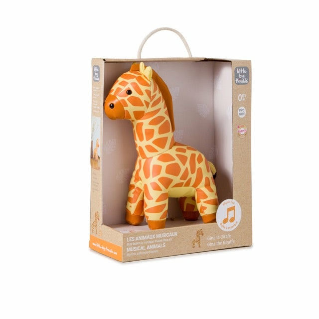 BABY TO LOVE Little Big Friends - Carillon Meccanico Animali Musicali - Gina la Giraffa con Melodia Unica