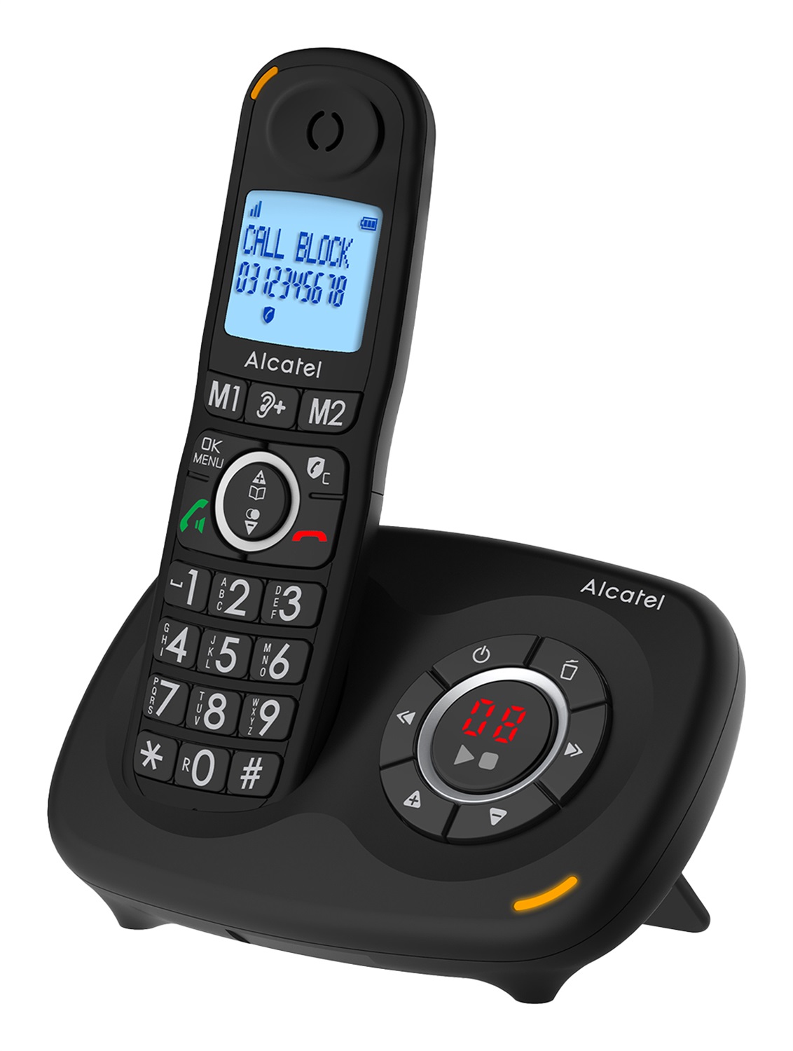 Alcatel XL595B Voice - Telefono DECT Cordless con Vivavoce, Blocco Chiamate e Grande Display