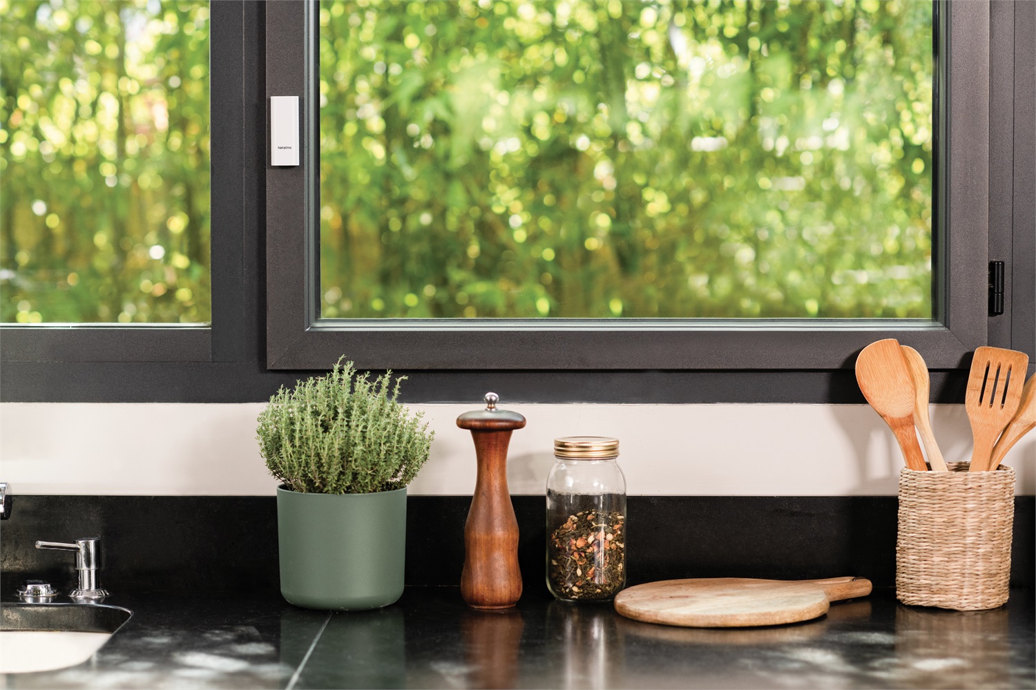 Netatmo Sensori Intelligenti per Porte e Finestre - Wireless, Rilevamento Vibrazioni, Confezione da 3, Bianco