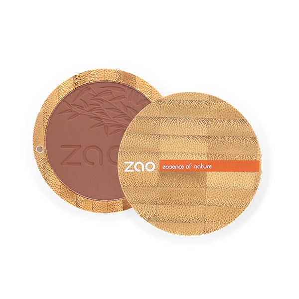 Zao Blush Compatto 321 Brown Orange 9 g - Formula Naturale e Finish Vellutato