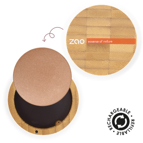 ZAO Essence of Nature Terracotta Minerale Rame Dorato 15 g - Ideale per Carnagione Abbronzata