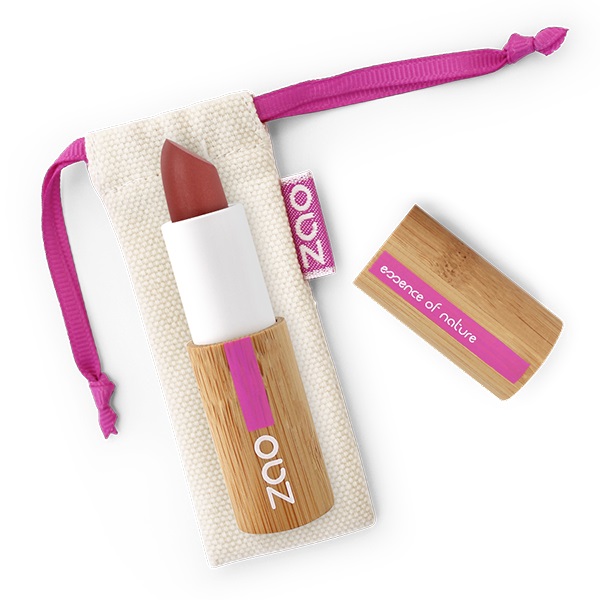 ZAO Rossetto Classic 463 Pink Red Opaco - 3,5 g con Olio di Ricino e Burro di Karité Biologici
