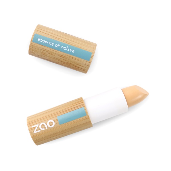 ZAO essence of nature Bambus Concealer 491 Ivory - Correttore in Stick 3,5 g con Copertura Medio-Alta e Olio di Ricino Biologico
