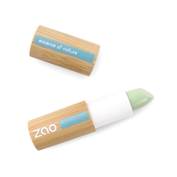 ZAO Correttore in Stick 3,5 g - Copertura Medio-Alta, Anti-Rossori, con Olio di Ricino Biologico