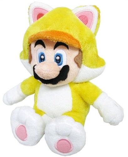 Nintendo Peluche Mario Gatto 25cm - Morbido e Dettagliato, Edizione Germania