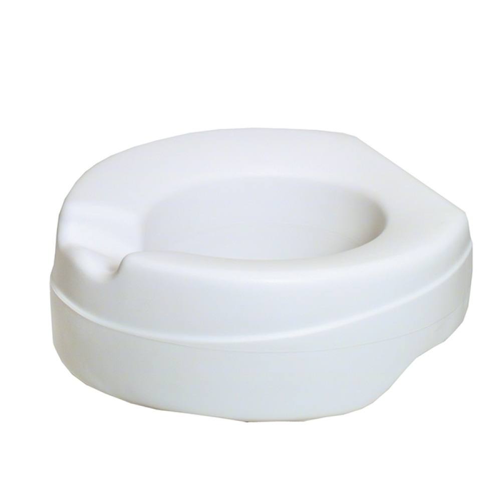 GIMA Rialzo WC Contact Plus - Sedile Morbido Ergonomico in Schiuma PVC - Altezza 11 cm