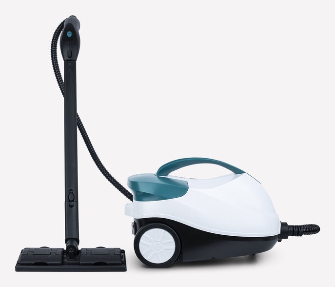 H.Koenig NV6400 - Pulitore a Vapore 2000W, 4 Bar, Pronto in 8 Minuti, Autonomia 45 Min, Capacità 1,5L, Multifunzione con Accessori Inclusi