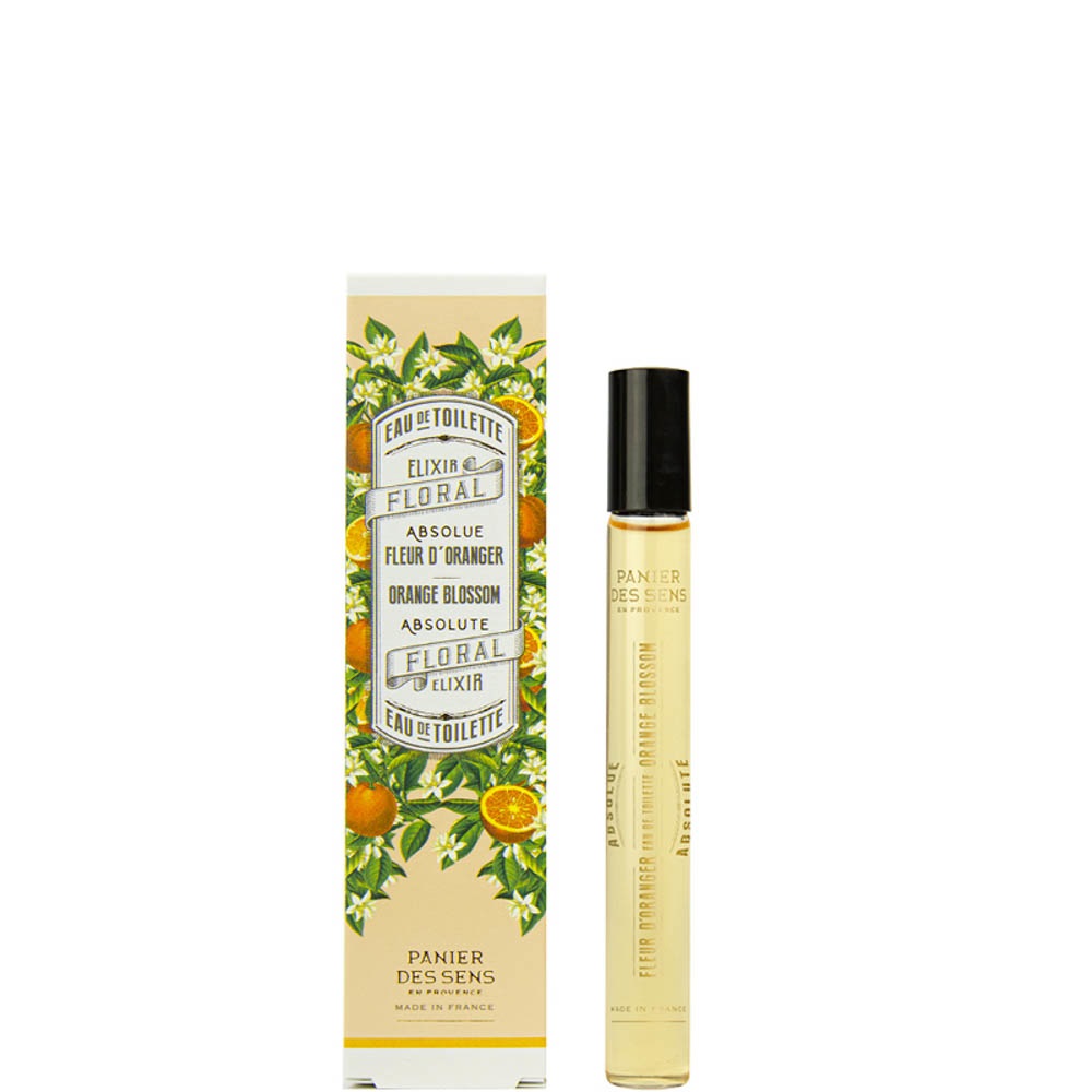 Panier Des Sens Eau De Toilette Roll-On - Fiore D'Arancio - 10ml - Fragranza Floreale Vivace con Note di Fiori d'Arancio