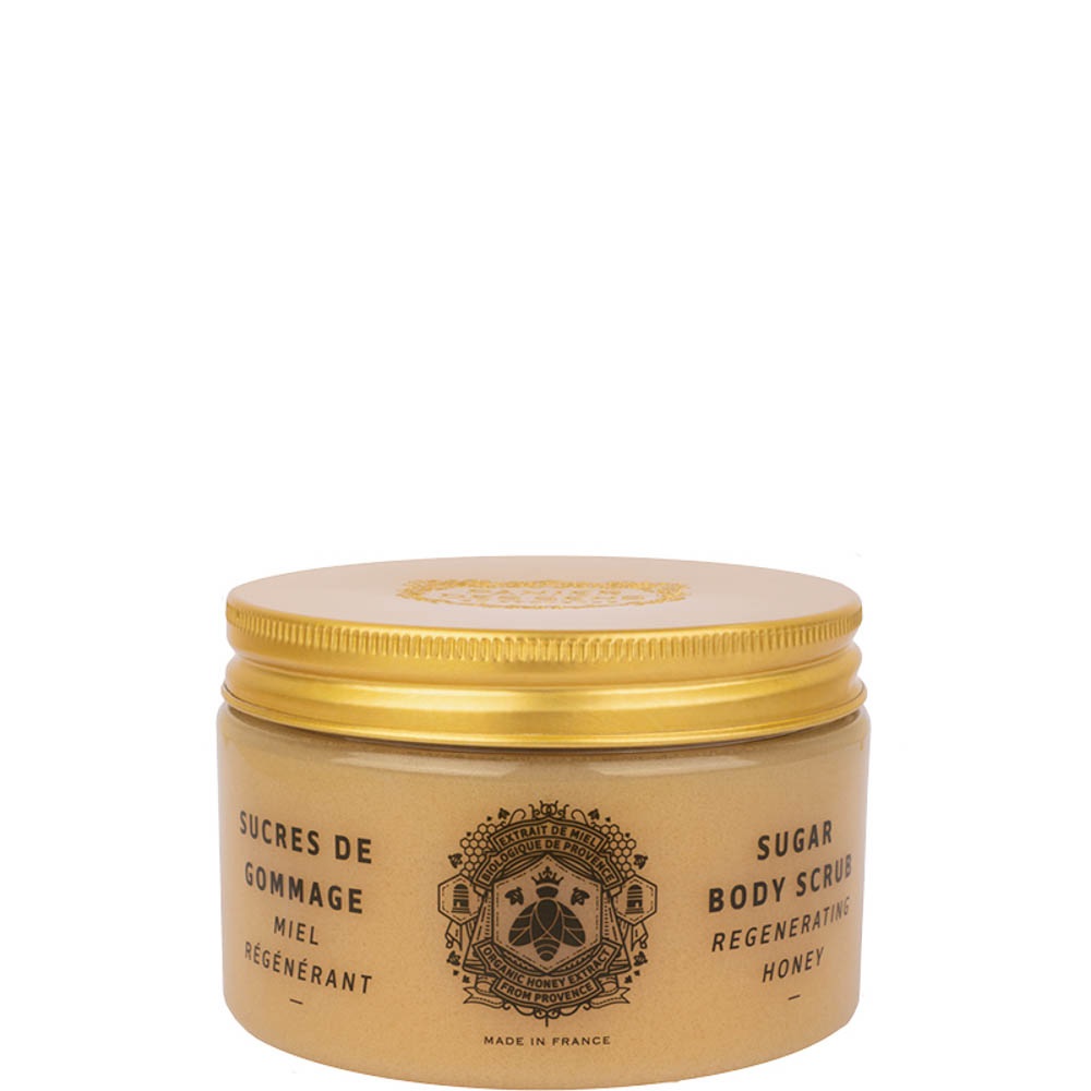 Panier des Sens Gommage Allo Zucchero - Miele Rigenerante - Scrub Corpo 280g - Esfoliante Nutriente Unisex