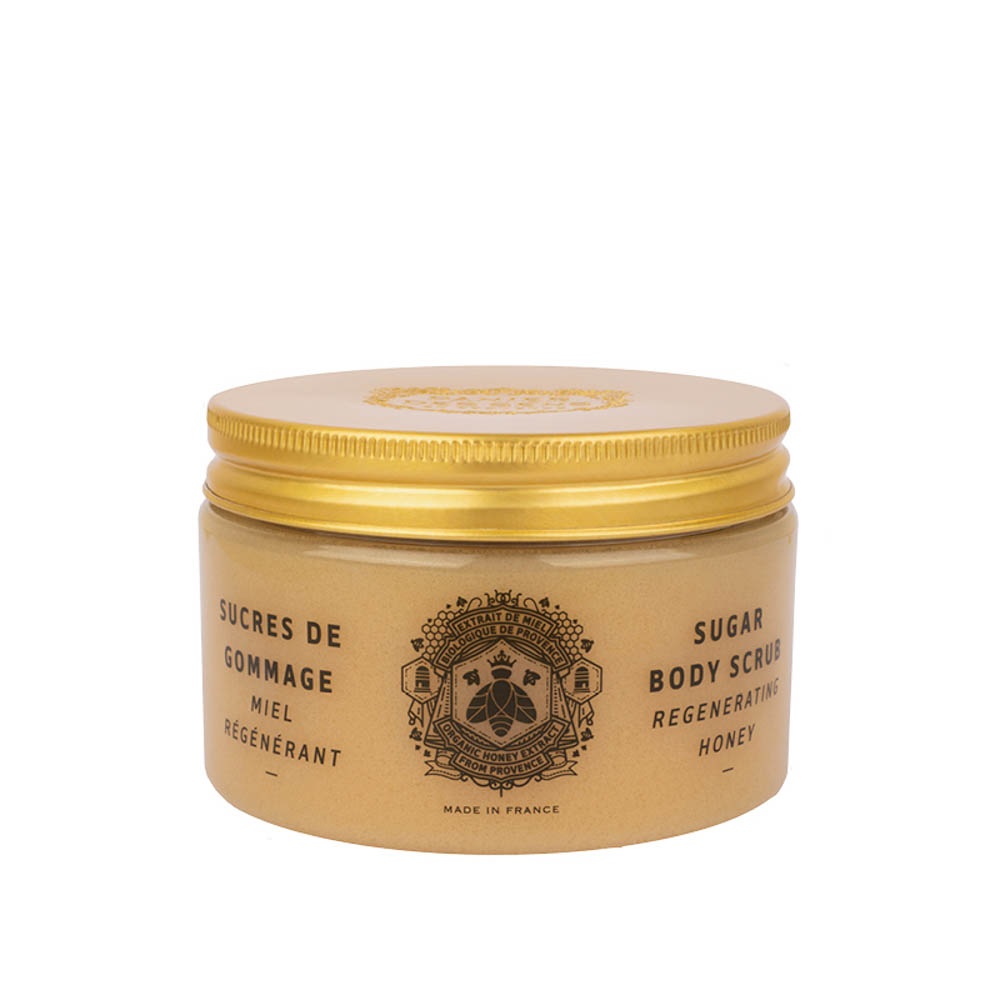 Panier des Sens Gommage Allo Zucchero - Miele Rigenerante - Scrub Corpo 280g - Esfoliante Nutriente Unisex