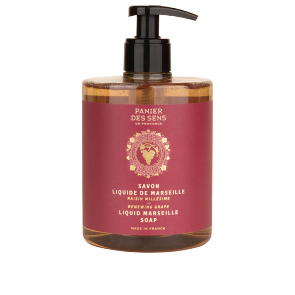 Panier des Sens Sapone di Marsiglia Liquido - Uva D'Annata - 500ml - Idratante e Nutriente con Oli Vegetali