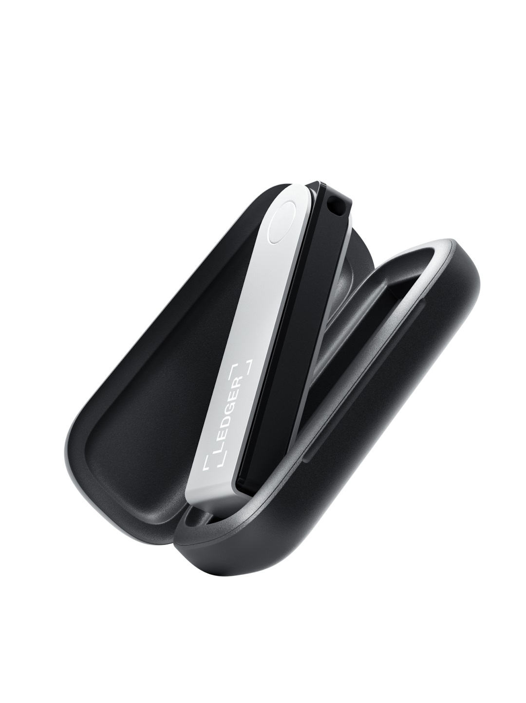 Ledger Custodia Nera per Nano S Plus - Protezione Elegante e Sicura per il Tuo Portafoglio di Criptovalute