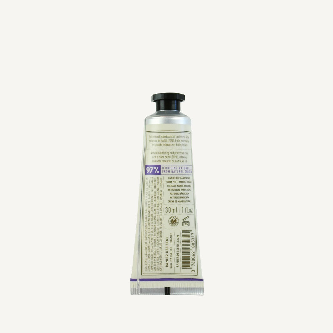 Panier des Sens Crema Mani Rilassante con Burro di Karité e Oli Essenziali di Lavanda - Idratante e Nutriente - 30ml