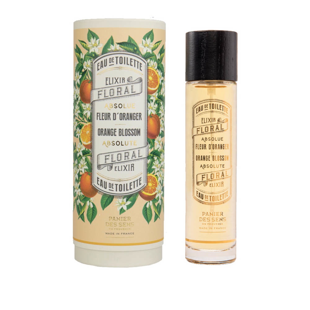 Panier des Sens Eau De Toilette Unisex - Fiore D'Arancio - 50ml - Fragranza Floreale con Mandarino e Fiori d'Arancio