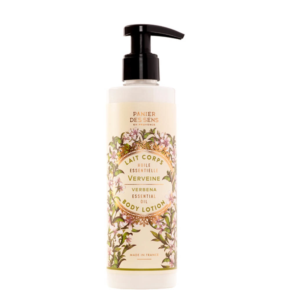 Panier Des Sens Latte Corpo Energizzante Verbena - 250ml - Formula Nutriente con Burro di Karité e Olio di Oliva