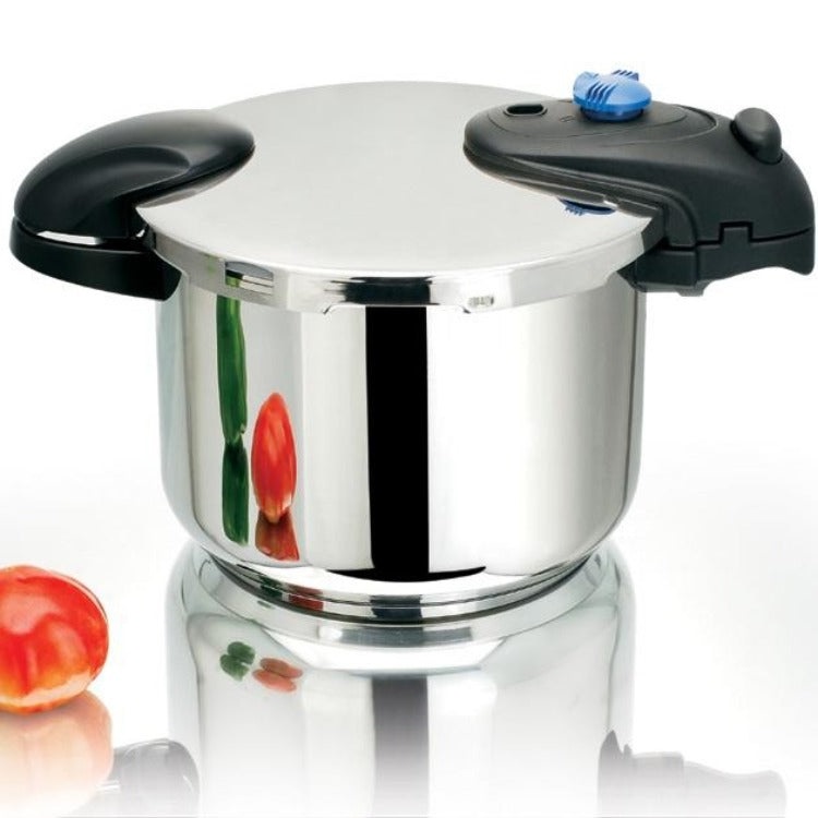 Kitchen Move Pentola a Pressione Illico ASO22-6, 6 Litri in Acciaio Inossidabile, Compatibile con Induzione